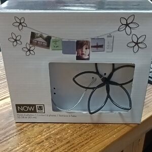 Umbra NOW Photo Display with Black Floral Design